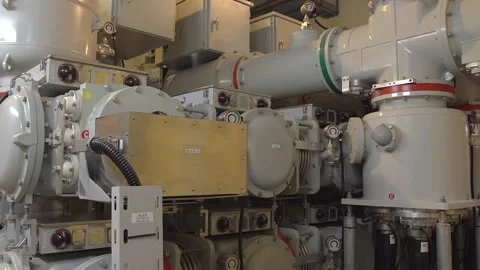 Electricity infrastructure, electric power distribution substation Vidéo 202024028