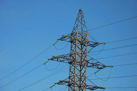 Electricity line Stock-Fotos