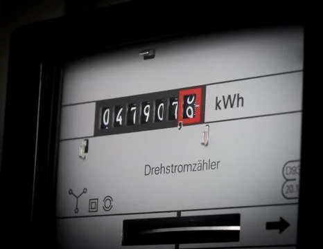 Electricity meter Stock Photos