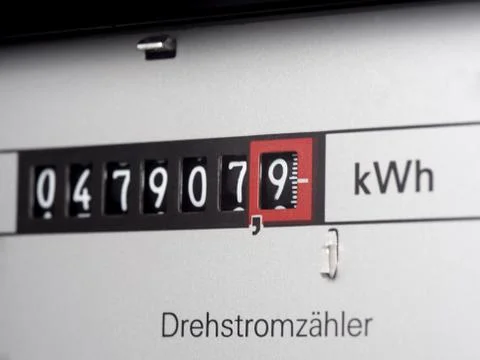 Electricity meter Stock Photos