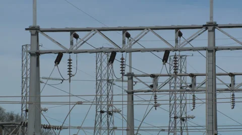 Electricity plant Stock Footage 33838642