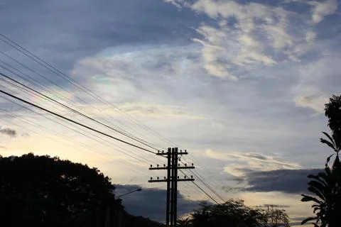 Electricity post Stock Photos