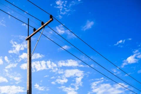 Electricity post Stock Photos