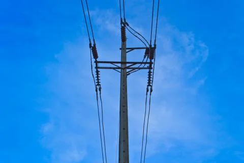 A electricity post Stock Photos