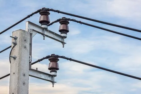 Electricity post Stock Photos
