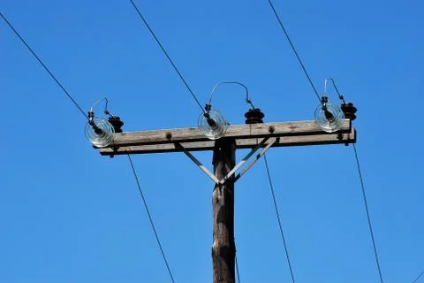 Electricity post Stock Photos