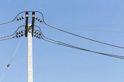 Electricity post Foto stock