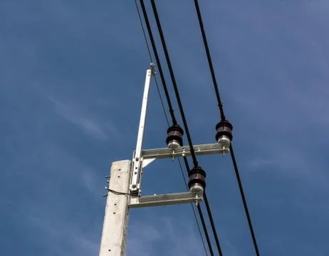 Electricity post 스톡 사진