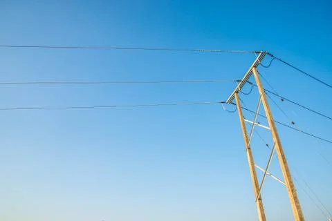 Electricity post Stock Photos