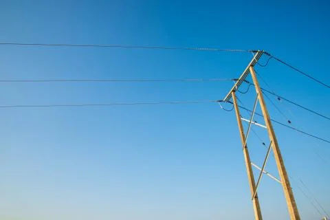 Electricity post Stock Photos