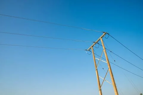 Electricity post Stock Photos