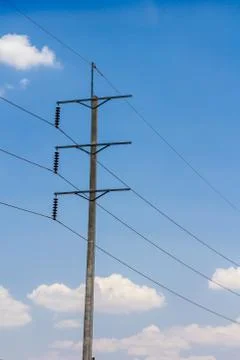 Electricity post Stock Photos
