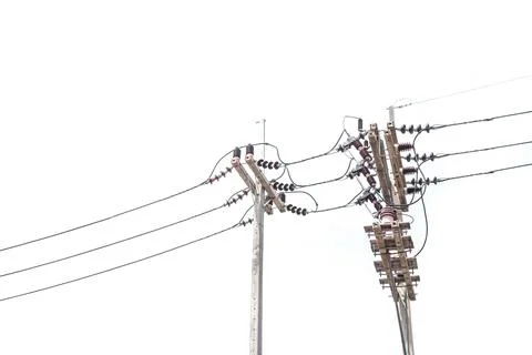 Electricity post Stock Photos