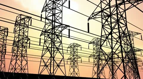 Electricity power station Stock Footage