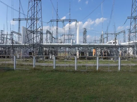 Electricity power station Stock Footage 81078518