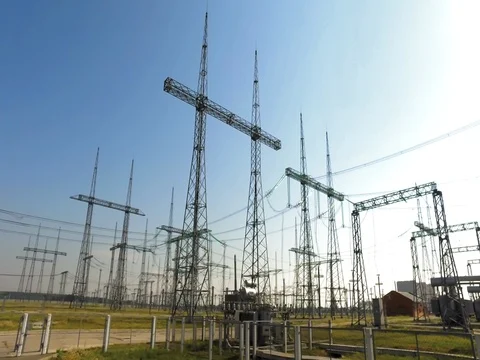Electricity power station Stock Footage 81078939