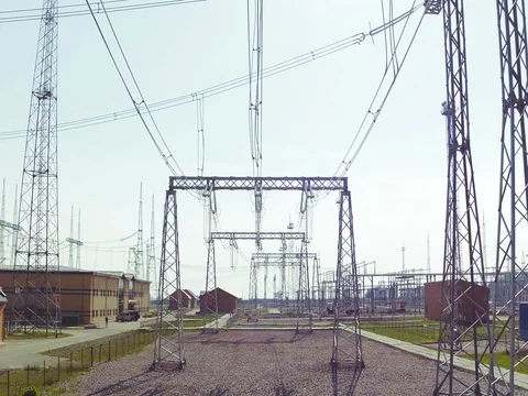 Electricity power station Stock Footage 81079606