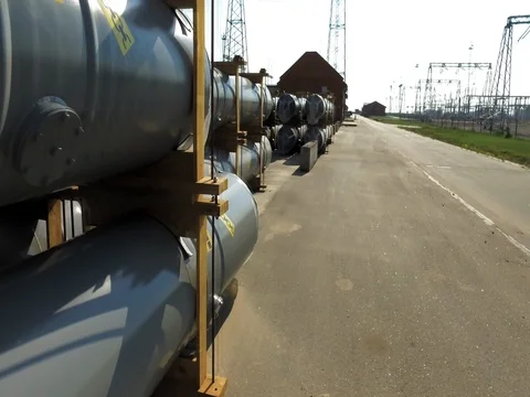 Electricity power station Stock Footage 81087122