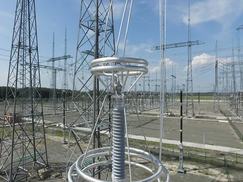 Electricity power station Stock Footage 81089343