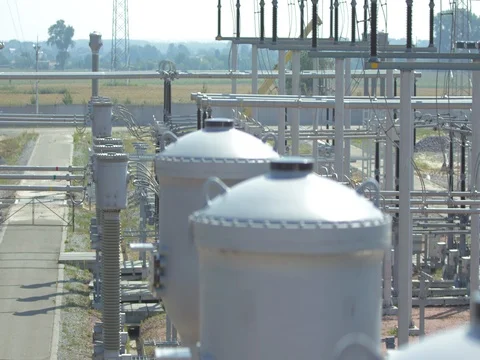 Electricity power station Stock Footage 81090039