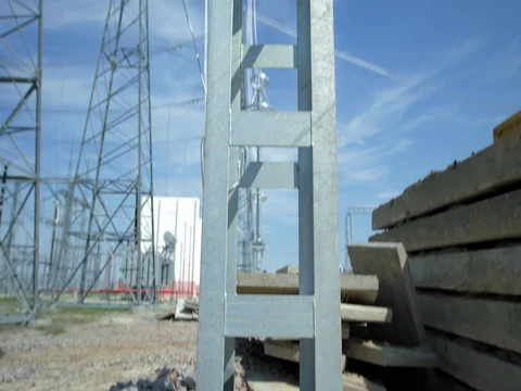 Electricity power station Stock Footage 81090523