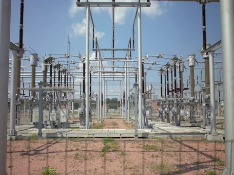 Electricity power station Stock Footage 81141498