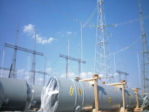 Electricity power station Stock Footage 81141814