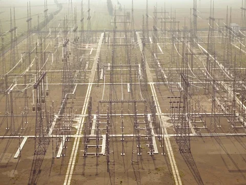 Electricity power station Stock Footage 81146850