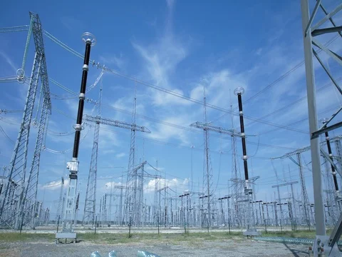 Electricity power station Stock Footage 81147482