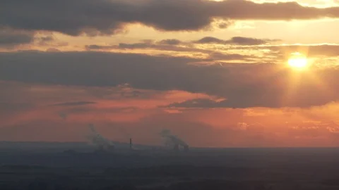 Electricity power station Stock Footage 106393170