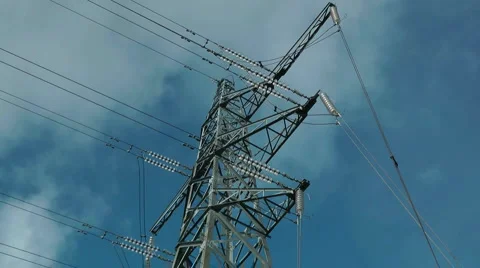 Electricity Pylon Stock Footage 904227