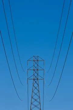 Electricity Pylon 库存照片