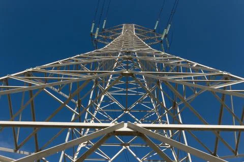 Electricity pylon 스톡 사진
