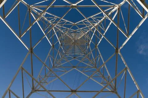 Electricity pylon Foto stock