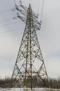 Electricity pylon Stock Photos