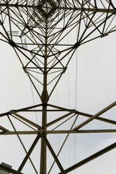 Electricity pylon Stock Photos