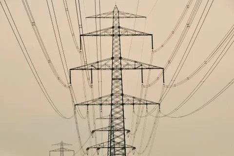Electricity Pylon Stock Photos