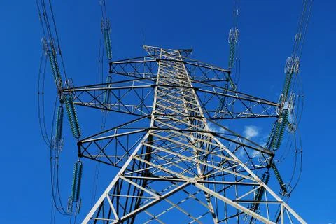 Electricity pylon 스톡 사진