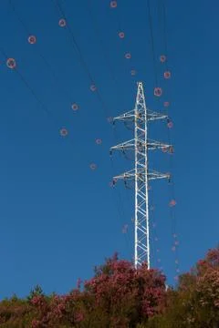 Electricity Pylon 스톡 사진