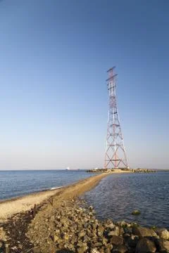 Electricity pylon Stock Photos