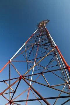 Electricity pylon Stock Photos