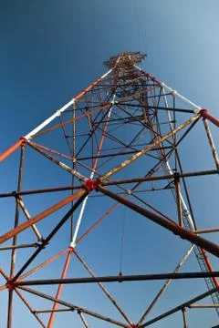 Electricity pylon Stock Photos