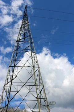 Electricity pylon Foto stock