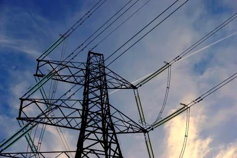 Electricity Pylon Stock Photos
