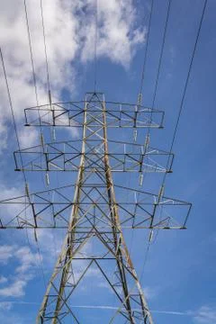 Electricity pylon Fotos Stock