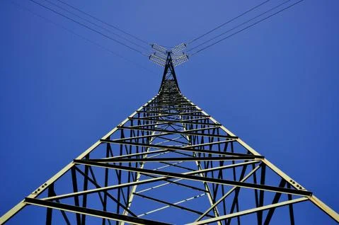 Electricity pylon 库存照片