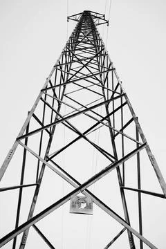 Electricity pylon Stock Photos