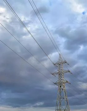 Electricity pylon Foto stock
