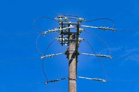 Electricity Pylon. Stock Photos