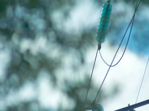 Electricity pylons Stock Footage 78474342